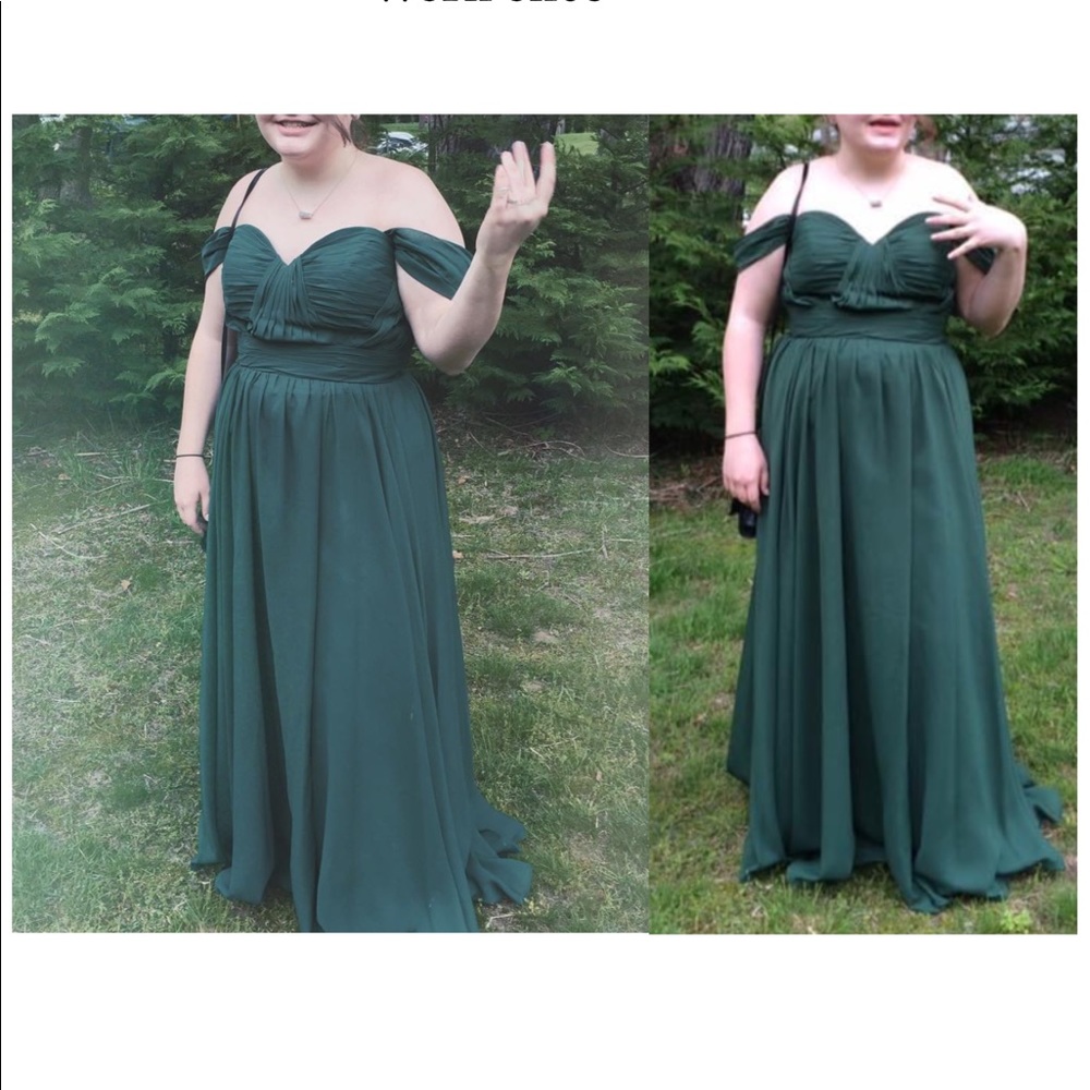 Forest Green Formal Dress